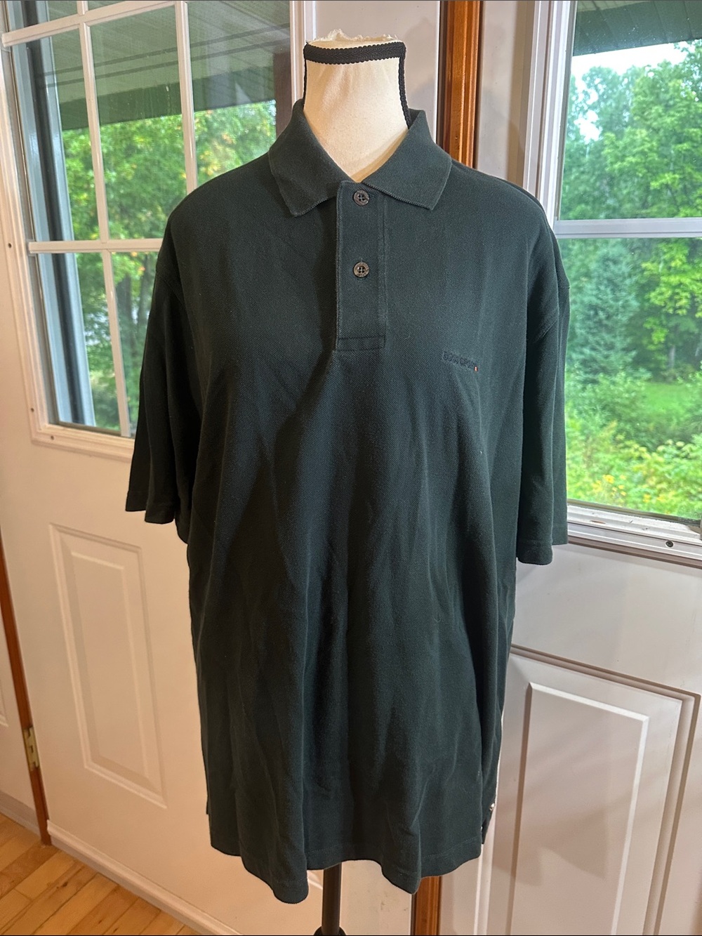 Hugo Boss Sport Dark Green Short-Sleeve Polo